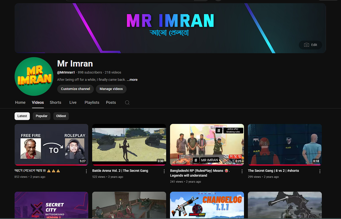 YouTube Channel